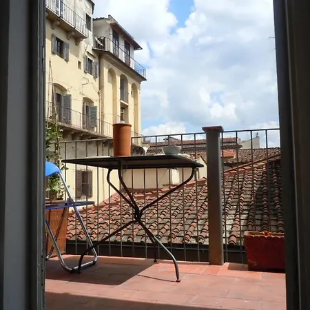 Apartment In Centre Of Florence, Balcony And Terrace With Amazing View
